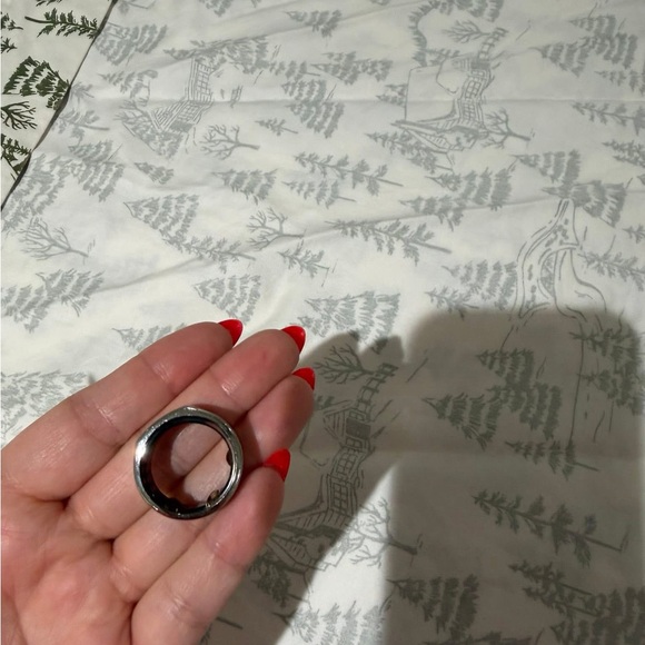 Silver Circular Ring